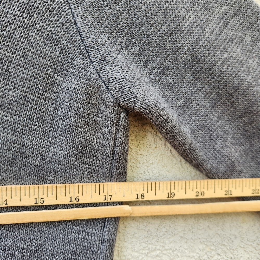 Cocogio Cardigan Women’s Small Gray Merino Wool Classic Minimalist Italy - Picture 9 of 11